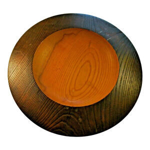 Rare Nick Cook Ash Wood Turned Bowl Signed and Dated 1996